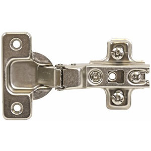 Anvil Marku00ae Self-Closing Concealed Hinge for Frameless Cabinets, Half Overlay