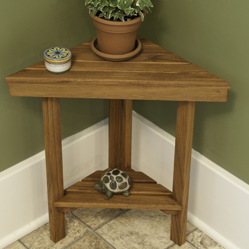rebrilliant teak triangular shower seat reviews wayfair ca rebrilliant teak triangular shower seat reviews wayfair ca