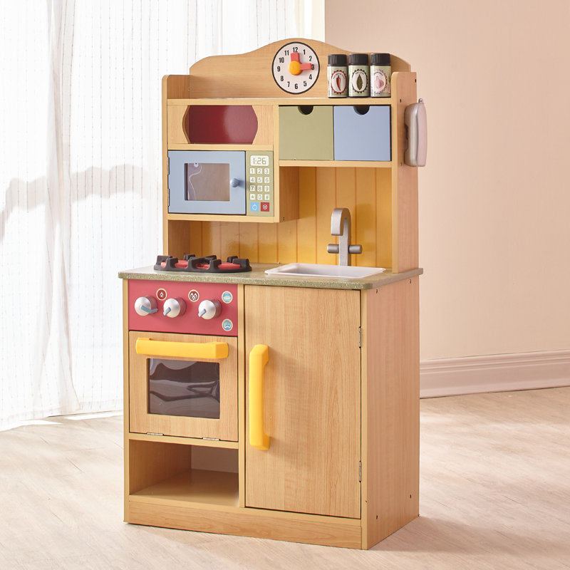 Play Kitchen teamson kids little chef wooden play kitchen with accessories Play Kitchen teamson kids little chef wooden play kitchen with accessories