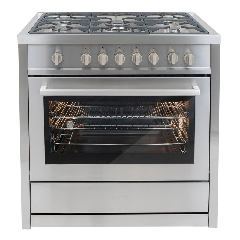 Cosmo 36" Freestanding Gas Range & Reviews Wayfair