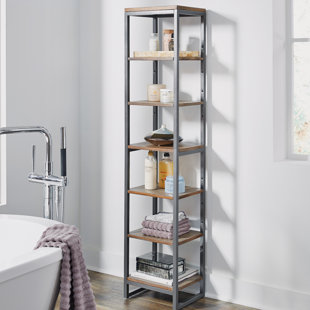 Bathroom Shelving You Ll Love Wayfair Eckles 13 W X 60 25 H Bathroom Shelf