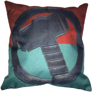 Thor Superhero Cotton Throw Pillow