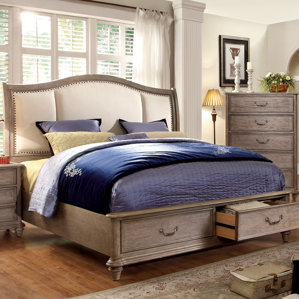 Plaza Upholstered Platform Bed by Hokku Designs