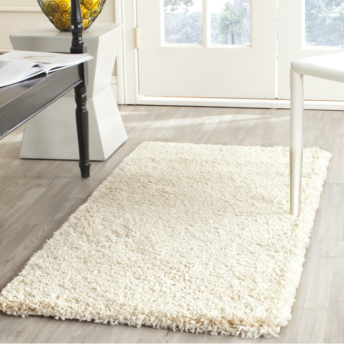Mckeehan And Flokati Ivory Area Rug