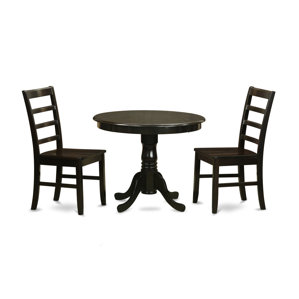 3 Piece Dining Set by East West Furniture