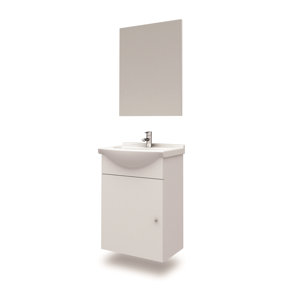 Zoll 46 cm Wandmontierter Waschtisch Nassau mit ..