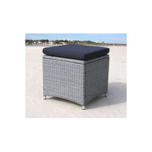 Gartenhocker Lanzarote mit Kissen von Grasekamp