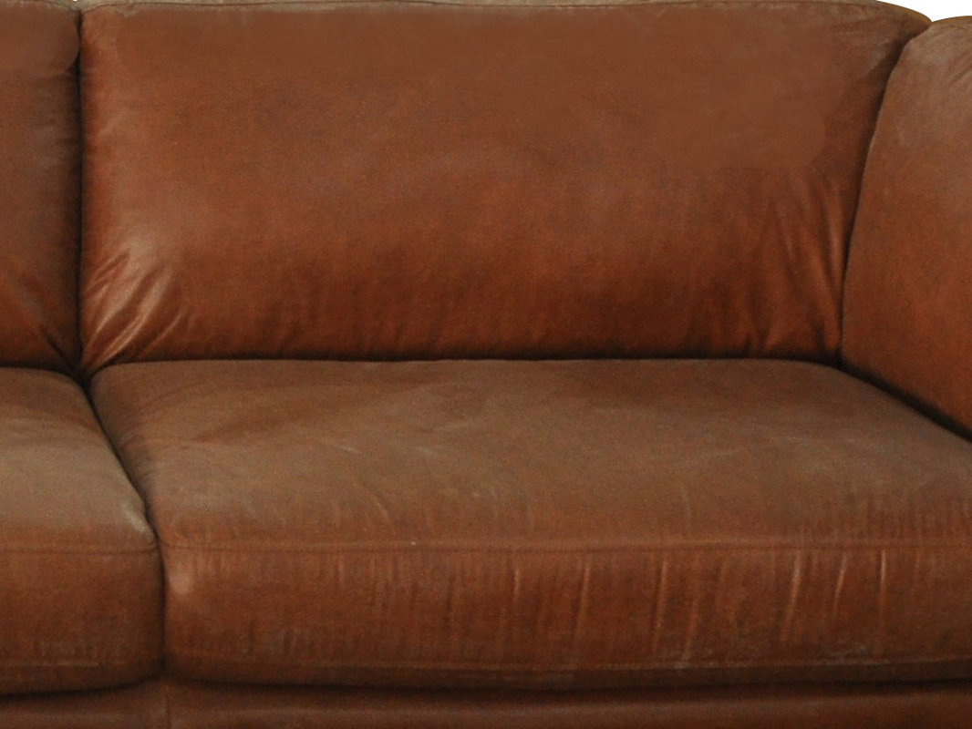 Foundry Select Condron 3 Seater Leather Sofa Reviews Wayfair Condron 3 Seater Leather Sofa