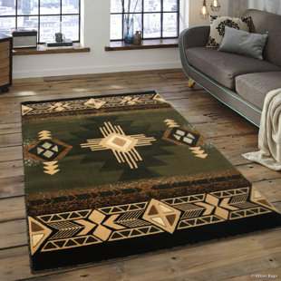 Native American Print Rugs Wayfair Iberide High Quality Woven Native American Runner Double Shot Drop Sch Carving Sage Green Area Rug