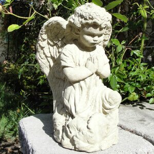 Vintage Praying Angel Statue