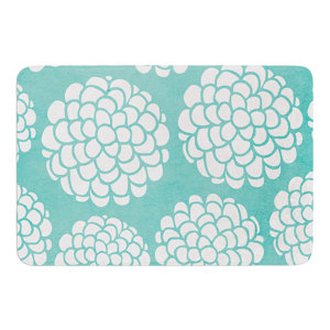 Hydrangea's Blossoms by Pom Graphic Design Bath Mat