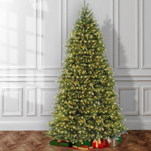 Hinged 12 Green Fir Artificial Christmas Tree With 1500 Clear Lights Hinged 12 Green Fir Artificial Christmas Tree With 1500 Clear Lights