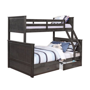 Lynne Twin Over Full Bunk Bed with Drawers