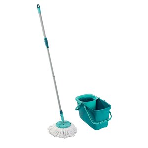 Clean Twist Mop Set with Mop and Spin Bucket
