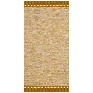 Zyra Hand-Woven Gold/Gray Area Rug