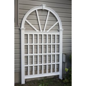 Eden Vienna Vinyl Arched Lattice Panel Trellis