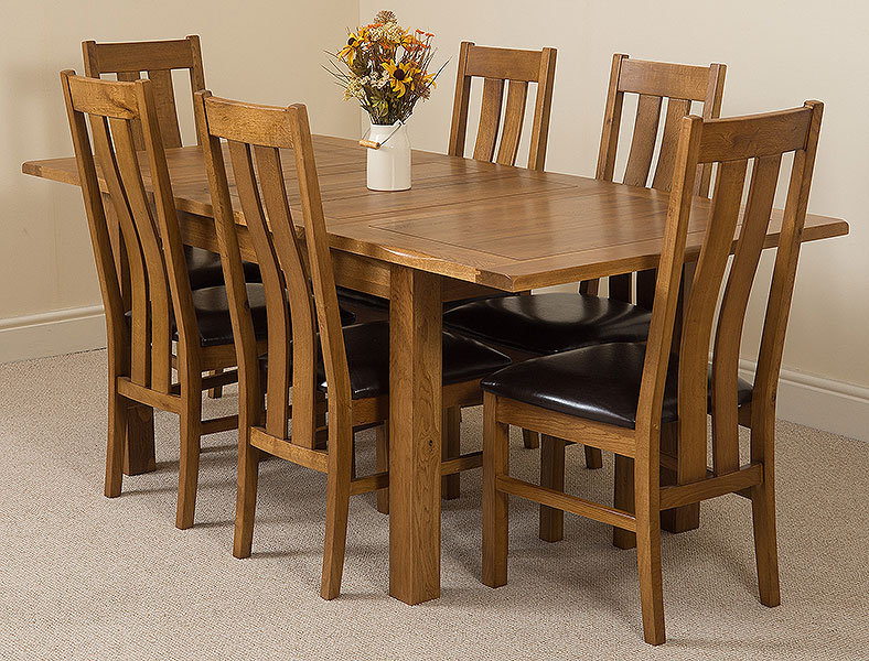 Marlow Home Co Greenspan Solid Oak Dining Set With 6 Princeton Greenspan Solid Oak Dining Set With 6 Princeton Chairs