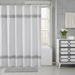 Gray & Silver Shower Curtains You\'ll Love | Wayfair Gray & Silver Shower Curtains You\'ll Love | Wayfair