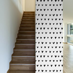 Inked Hearts Removable 10' x 20