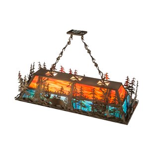 Meyda Tiffany Moose At Dusk 12 Light Pool Table Lights Geometric