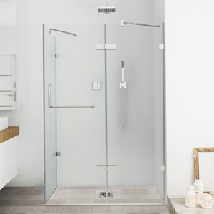 Monteray 32 x 48-in. Frameless Shower Enclosure with .375-in.