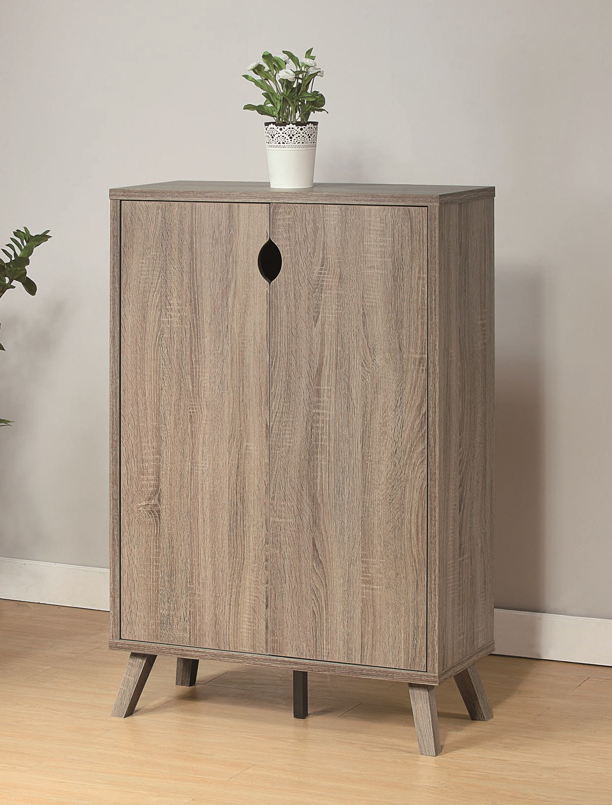 Foundry Select Wooden Entryway Shoe Storage Cabinet Wayfair