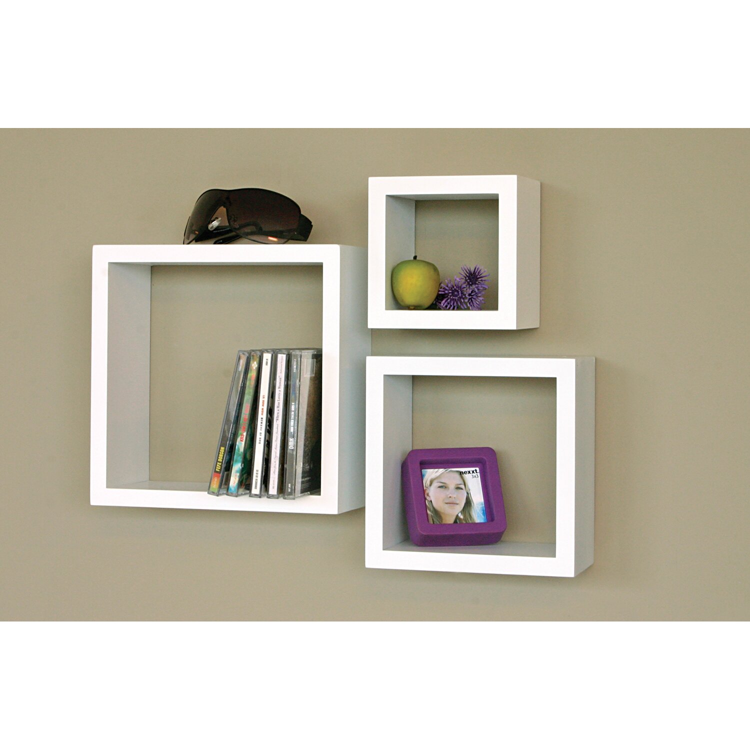 nexxt Design Cubbi 3 Piece Wall Shelf Set &amp; Reviews 