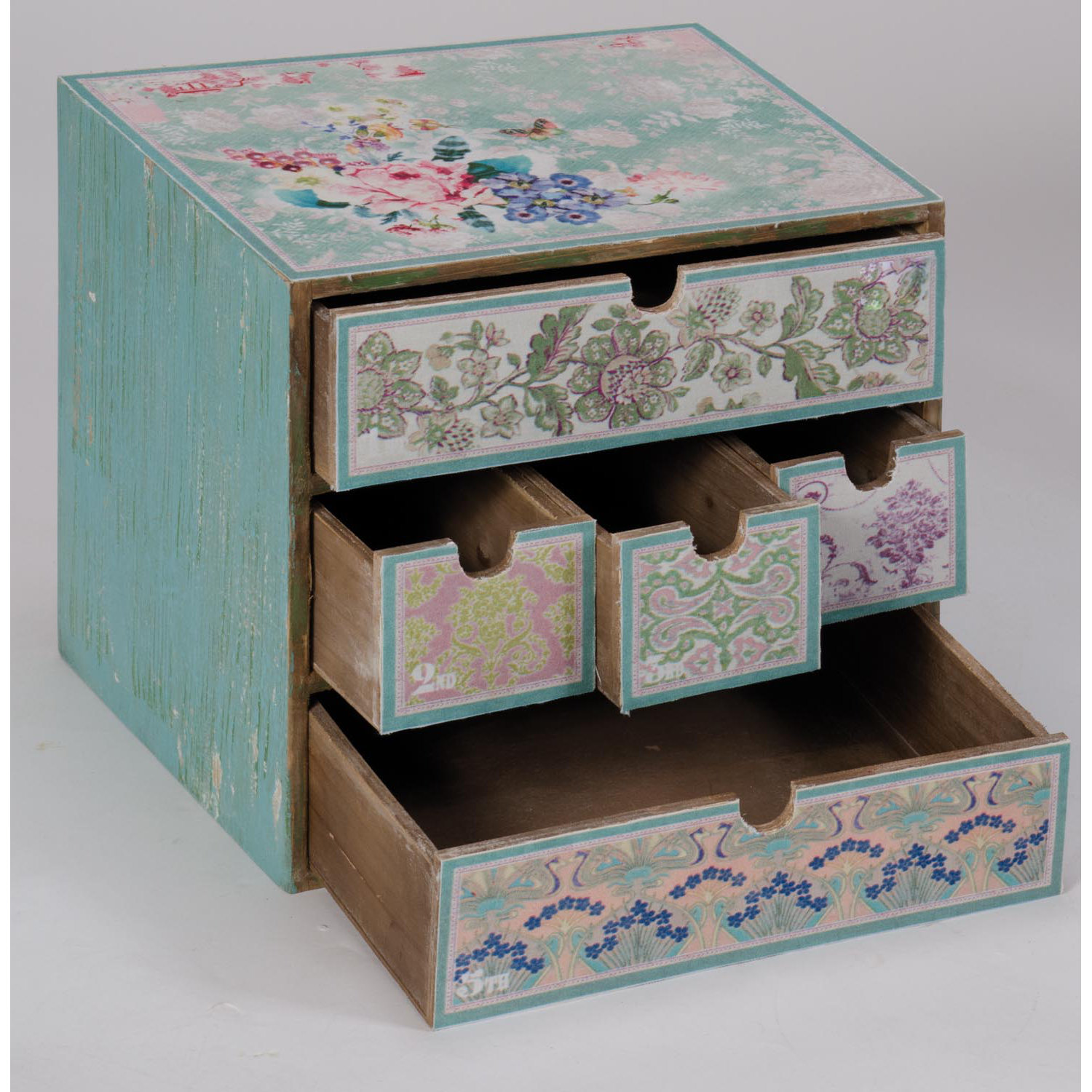 Château Chic Patchwork Patterned Jewellery Box & Reviews Wayfair.co.uk