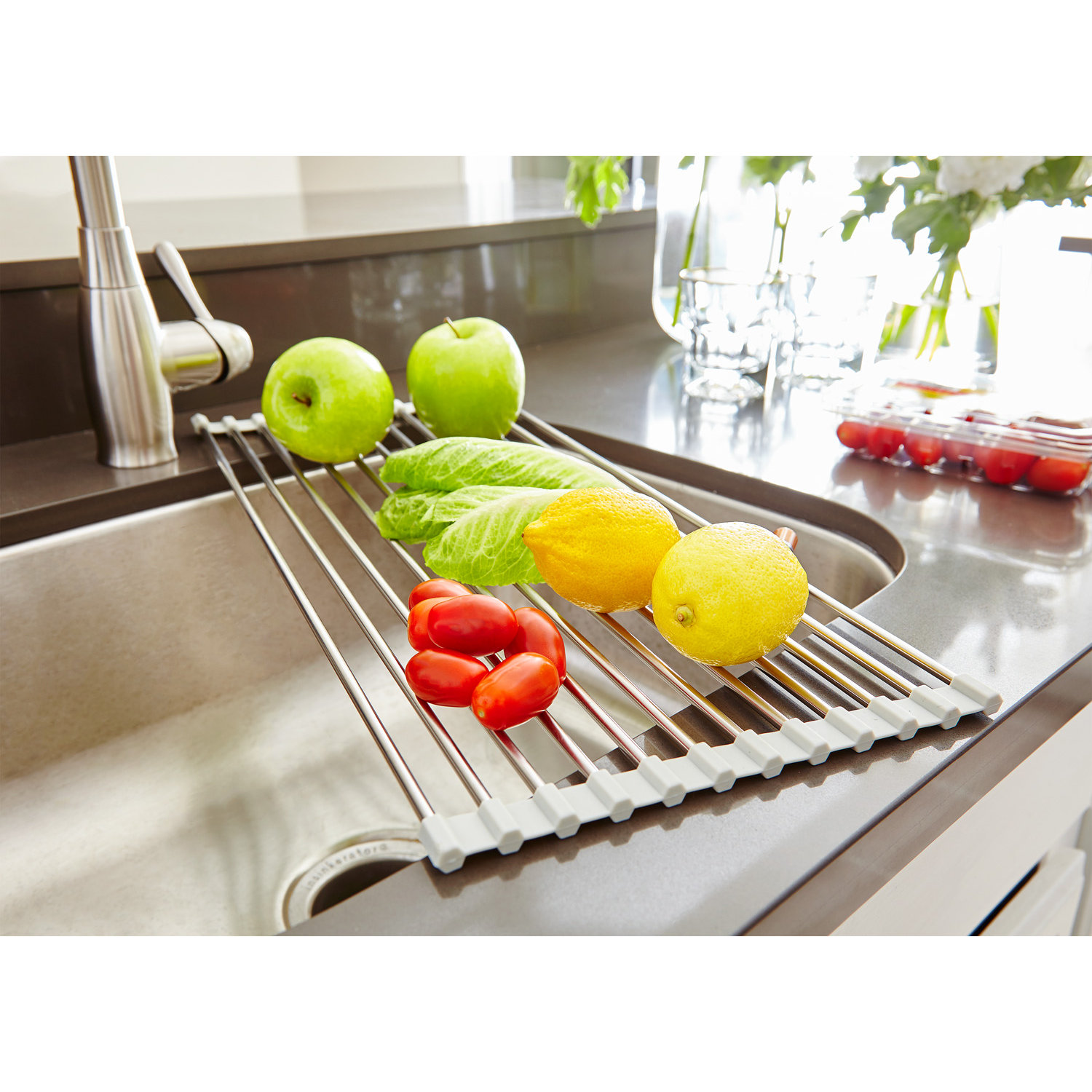 ienjoyware LLC Over the Sink RollUp Dish Rack & Reviews Wayfair