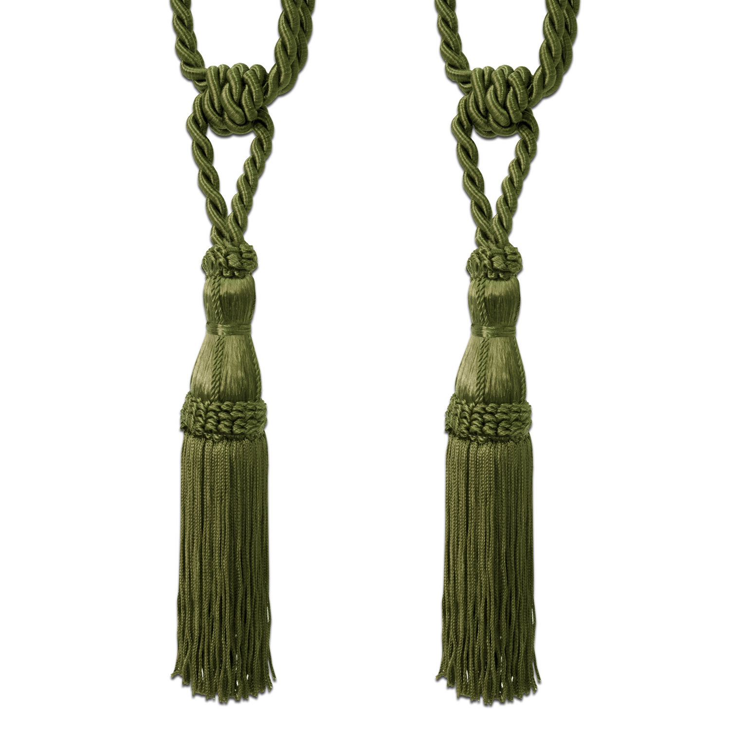 Sweet Home Collection Decorative Rope Fringe Tassel Window Curtain