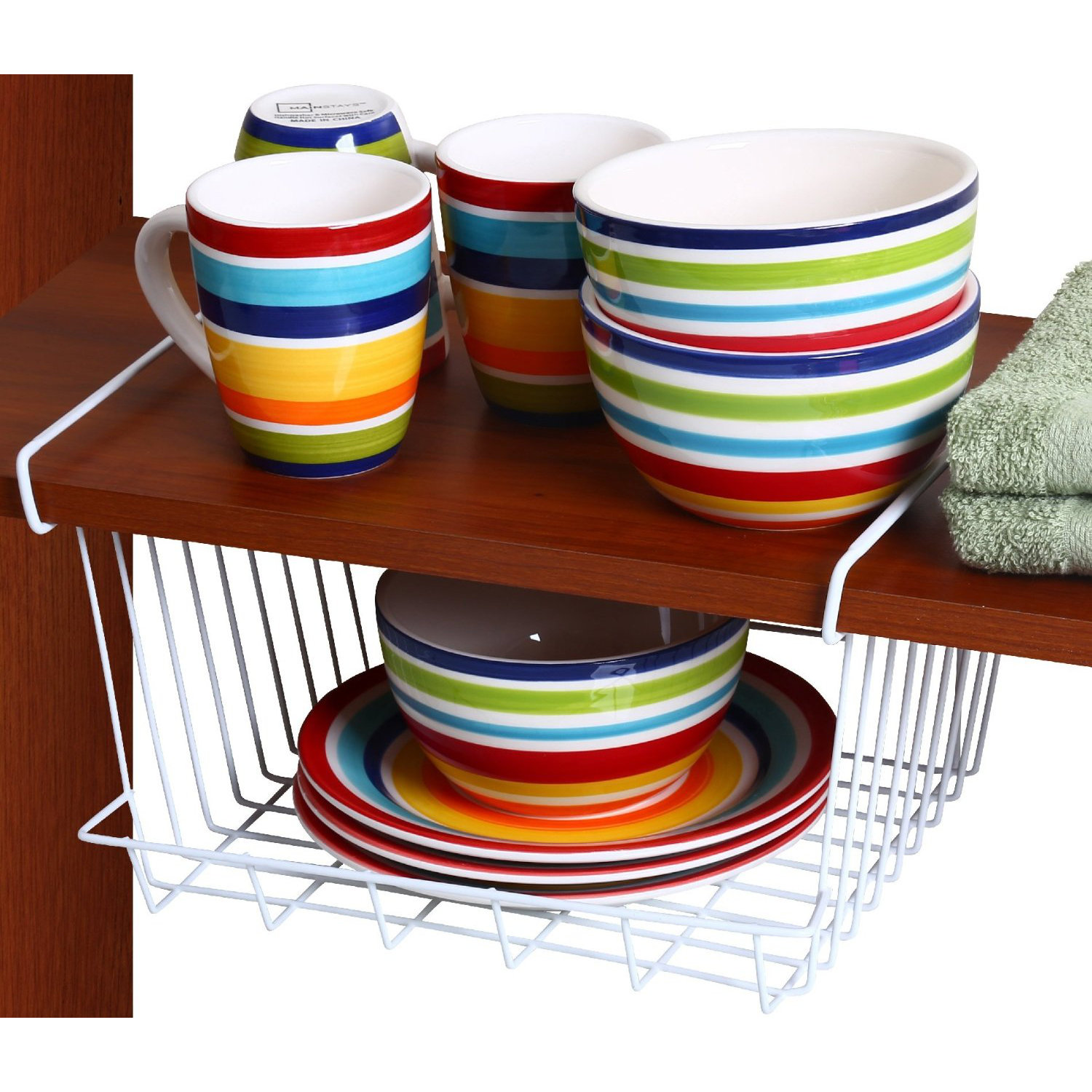 YBM Home Under Shelf Storage Organizer Basket & Reviews Wayfair