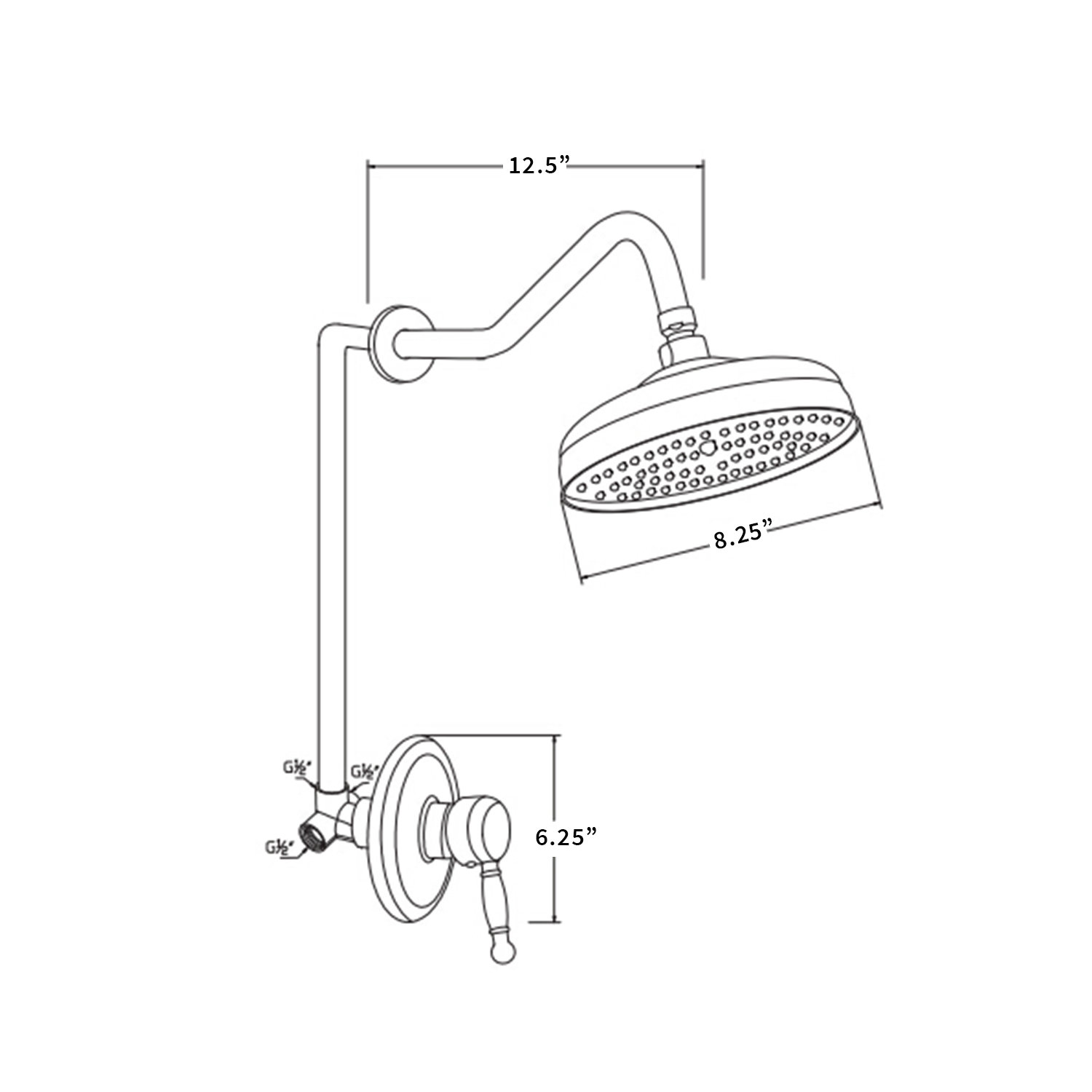 MTDVanities Victoria Shower Head & Reviews Wayfair