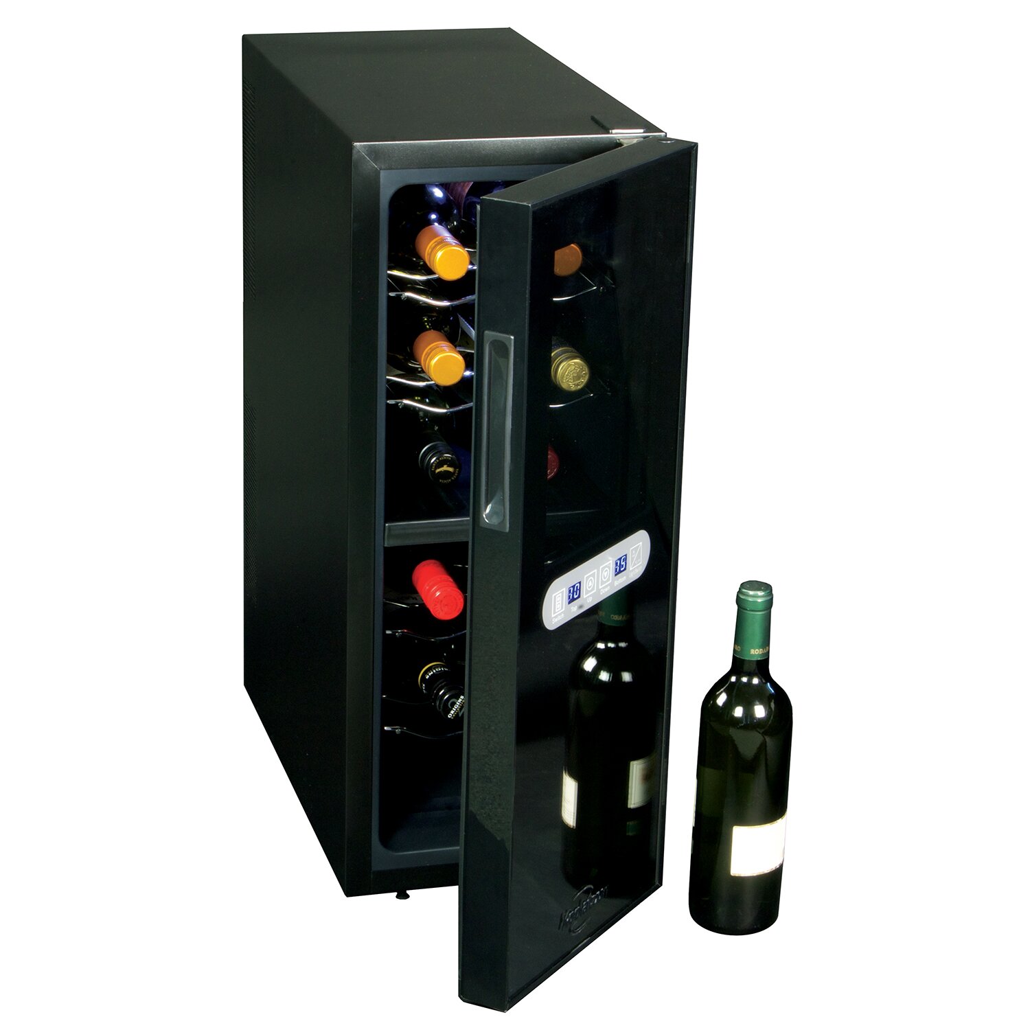 Koolatron 12 Bottle Dual Zone Freestanding Wine Cooler & Reviews