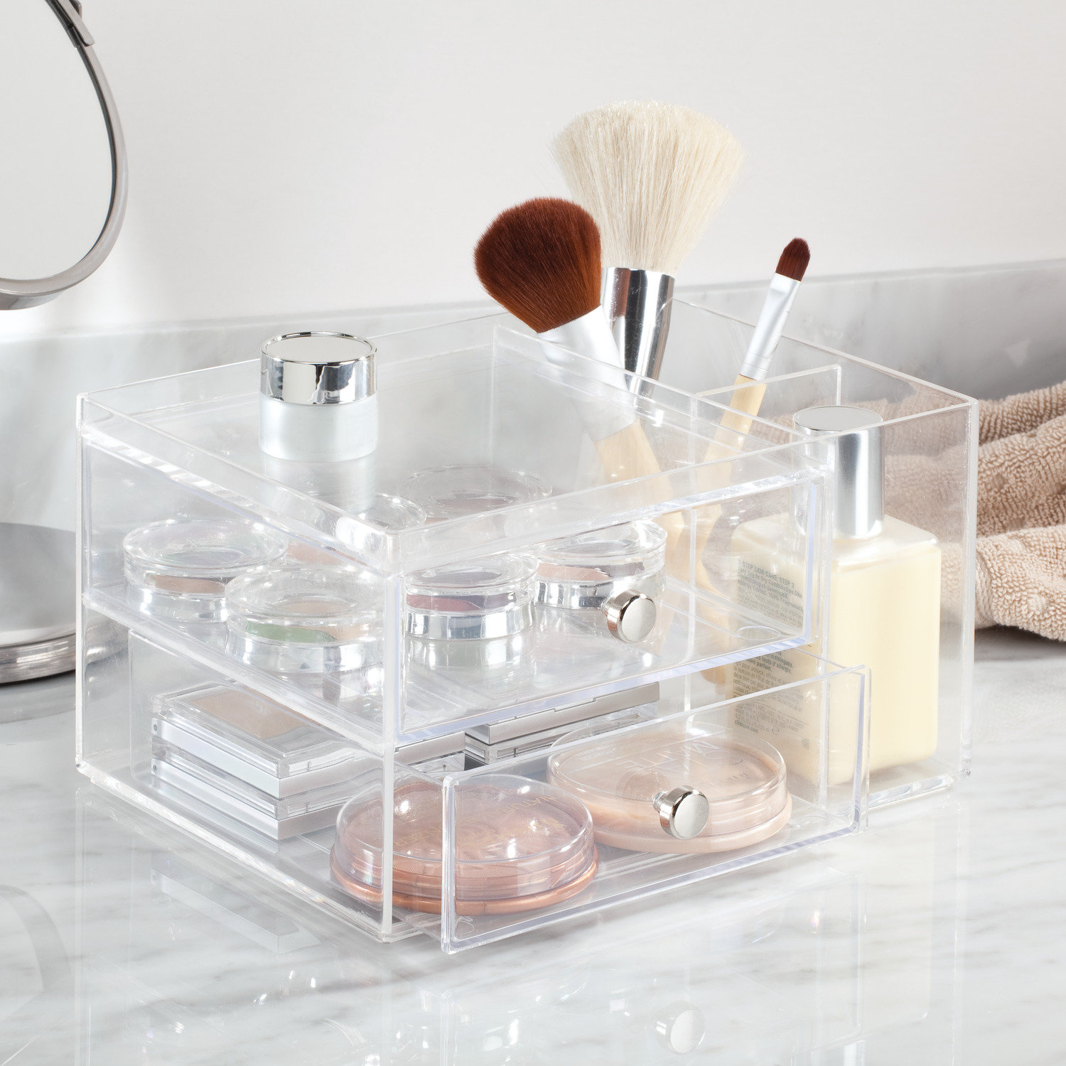 InterDesign Clarity Cosmetic Organizer & Reviews Wayfair