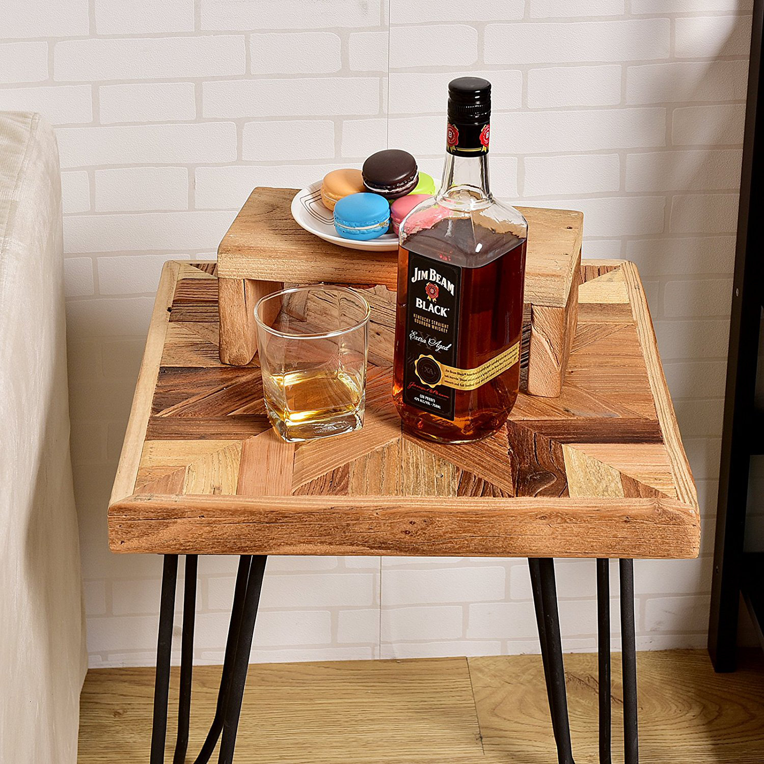 Welland Industries LLC Old Elm Wood End Table & Reviews Wayfair