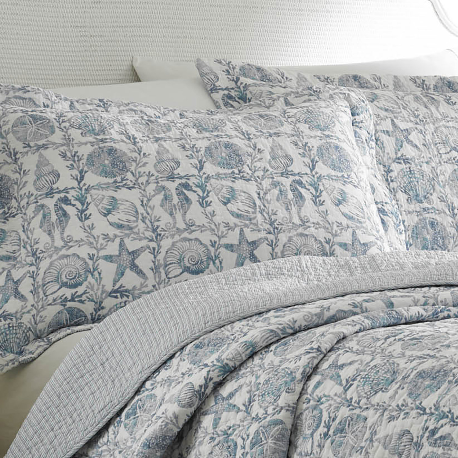 Laura Ashley Home Bettina Beach Reversible Quilt Set by Laura Ashley