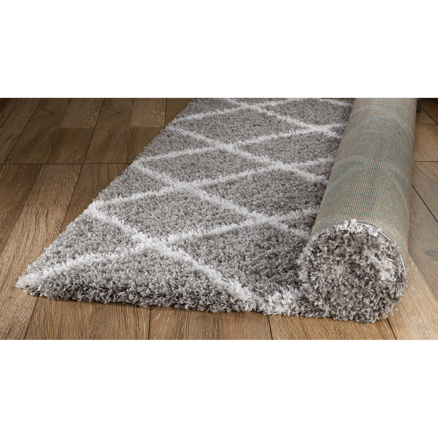 Rug and Decor Inc. Supreme Shag Gray Area Rug & Reviews Wayfair
