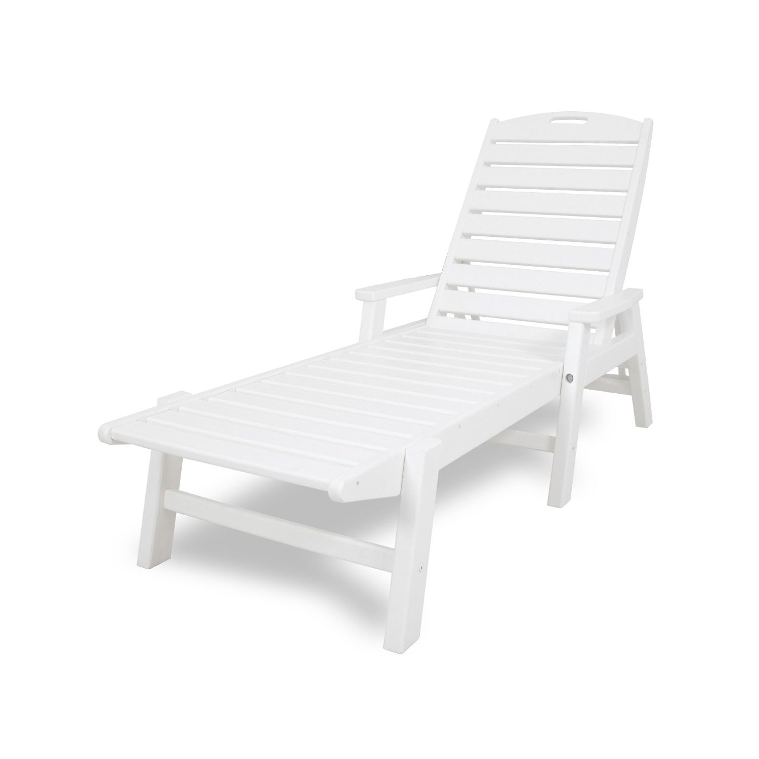POLYWOOD® Nautical Chaise Lounge & Reviews Wayfair