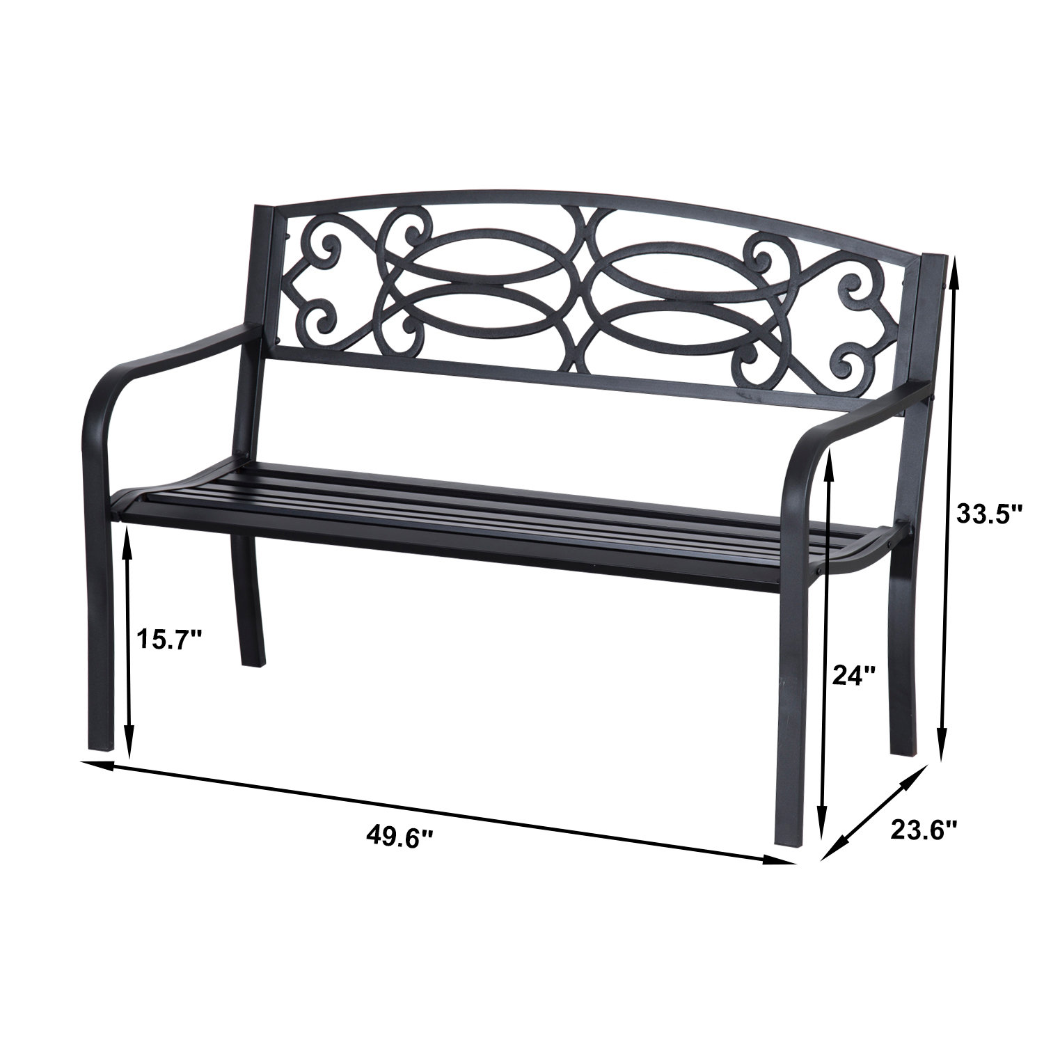 Fleur De Lis Living Besser Flowering Pattern Cast Iron and 