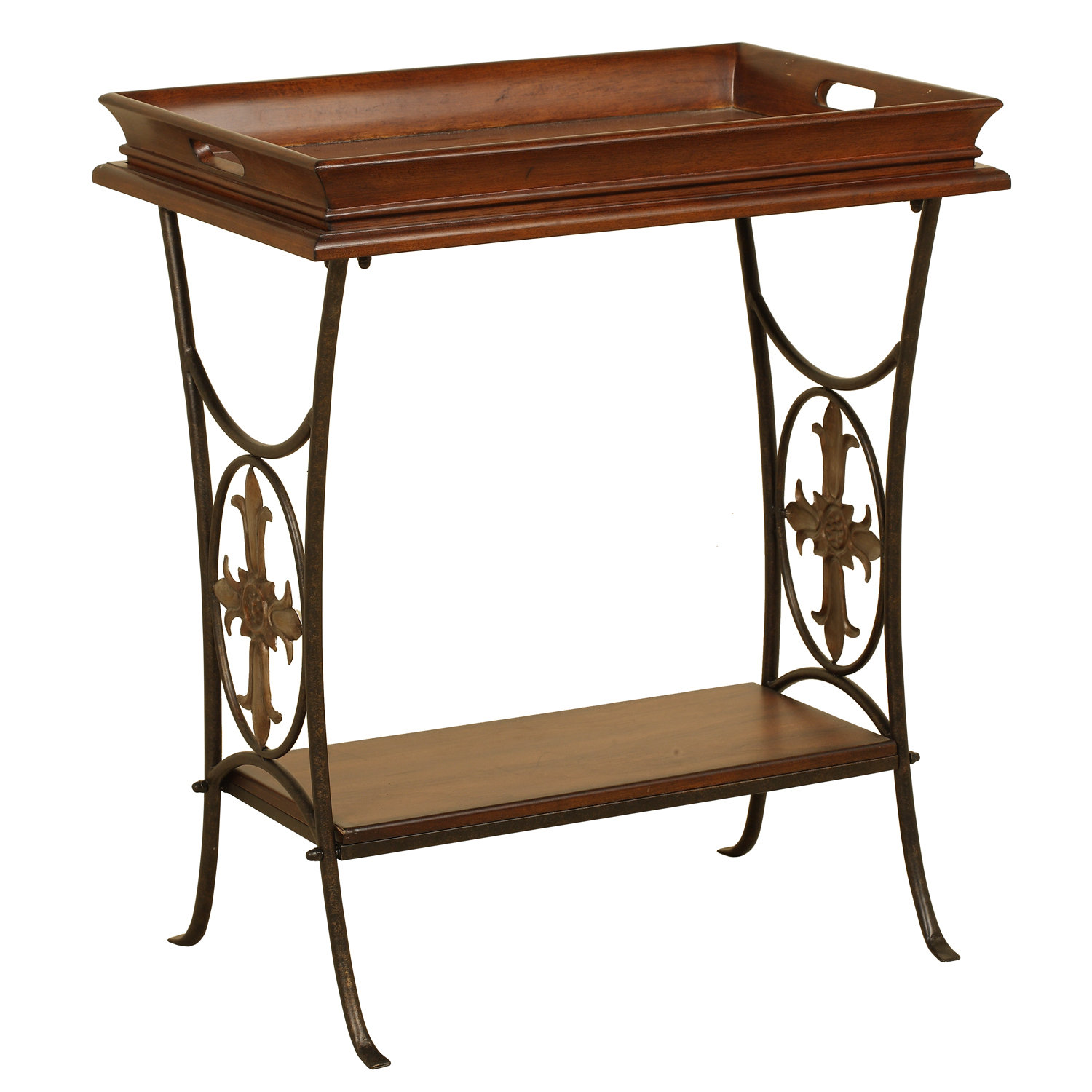 Fleur De Lis Living Boerner End Table with Removable Tray Wayfair.ca