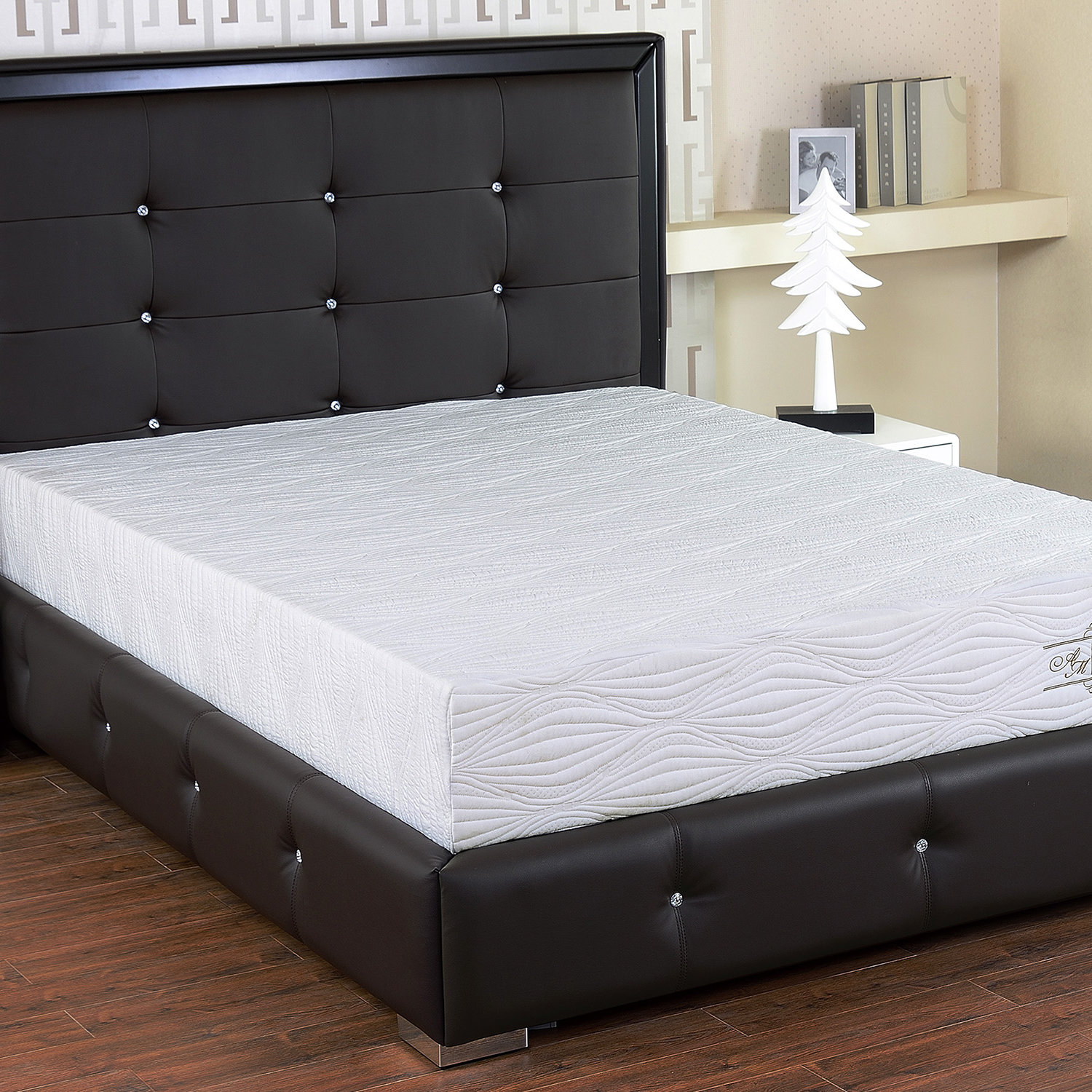 AC Pacific 10" Ultra plush Gel Memory Foam Mattress ...
