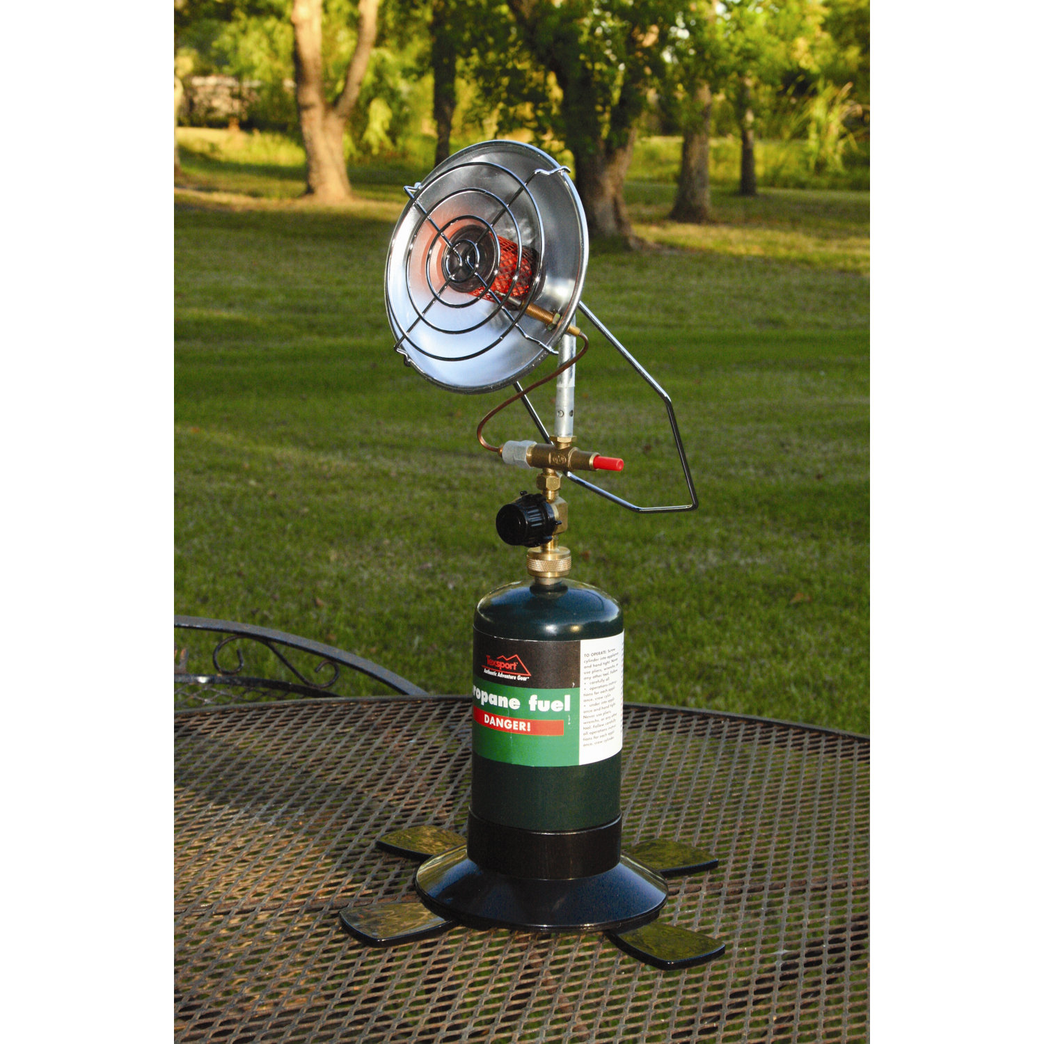 Texsport 847 Watt Portable Propane Radiant Tank Top Heater & Reviews