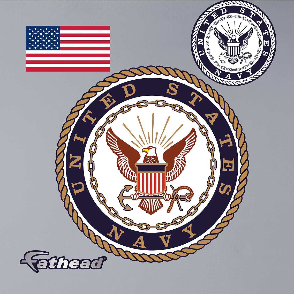 Fathead Military United States Navy Insignia Wall Decal & Reviews | Wayfair