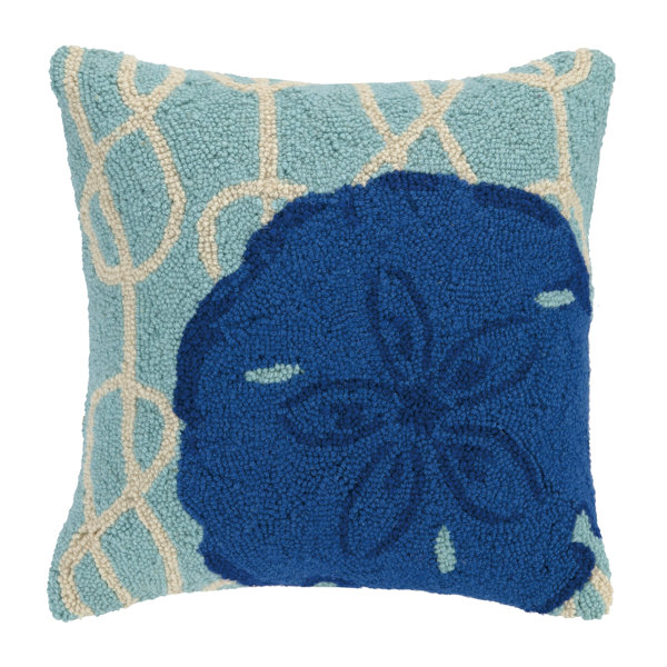 Peking Handicraft Nautical Knot Sand Dollar Wool Throw Pillow & Reviews