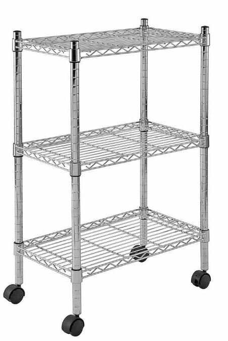 Sandusky Mobile 3 Shelf Wire Shelving & Reviews | Wayfair