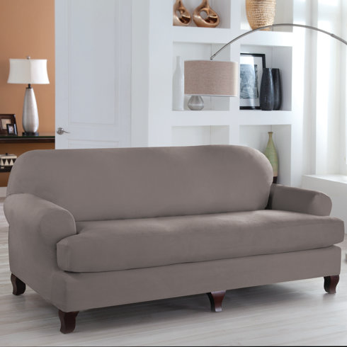 Perfect Fit Industries Tailor Fit 2 Piece T Cushion Sofa ...