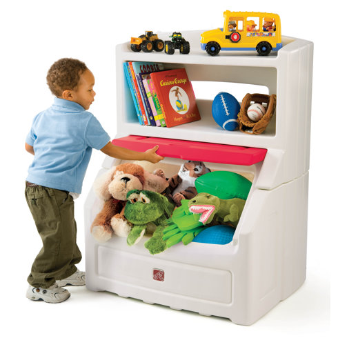 the lift and hide bookcase toy box