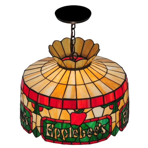 Meyda Tiffany Personalized Applebee's 1-Light Drum Pendant | Wayfair