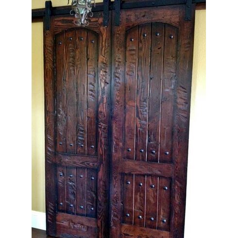 Agave Ironworks Barn Door Rolling Hardware Kit & Reviews | Wayfair