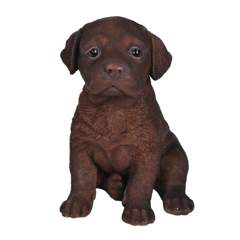 labrador puppy statue
